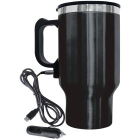 Brentwood Appliances CMB-16B 16-Ounce Electric Coffee Mug with Wire Car Plug