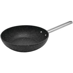 THE ROCK(TM) BY STARFRIT(R) 030279-006-0000 THE ROCK by Starfrit 7.08" Personal Wok Pan with Stainless Steel Wire Handle
