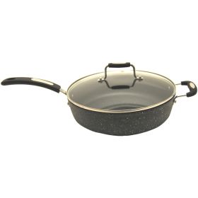 THE ROCK(TM) BY STARFRIT(R) 060705-002-0000 THE ROCK by Starfrit 11" Deep-Fry Pan with Lid & Bakelite Handles