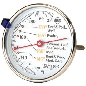 TAYLOR(R) PRECISION PRODUCTS 5939N Meat Dial Thermometer