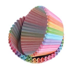 Disposable Paper Baking Cake Cups 200 Pcs Small Paper Cake Cups Cupcake Liners,B