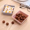 Environmentally Friendly Practical Fruit Plate Salad Bowl Food Storage Candy Snacks Holder,#F