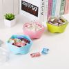 Environmentally Friendly Practical Fruit Plate Salad Bowl Food Storage Candy Snacks Holder,#H