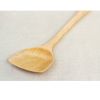 Healthy Non-Stick Long Handle Natural Wooden Spatula Baking Spatula(15.3*3.9'')