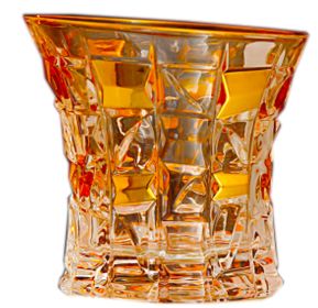 Twist Whiskey Glass Unique Elegant Old Fashioned Whiskey Glass#5