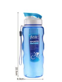 BPA Free Water Bottle 720ML Water Bottle (Blue)