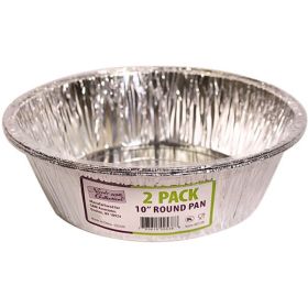 Aluminum 10" Round Pan - Nicole Home Collection Case Pack 48