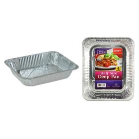 Banded - Half Size Deep Aluminum Pan - 4-Packs - Nicole Home Collection Case Pack 25