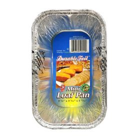 Mini Foil Loaf Pan - 5 Pack Case Pack 24